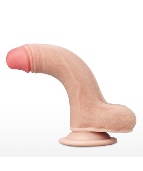 Фалоімітатор - Sliding-Skin Dual Layer Dong 7" Flesh