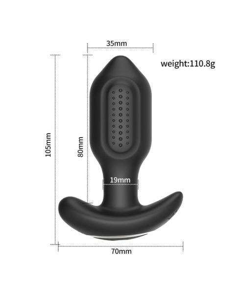 Анальна пробка - Vibrating Anal Plug, APP