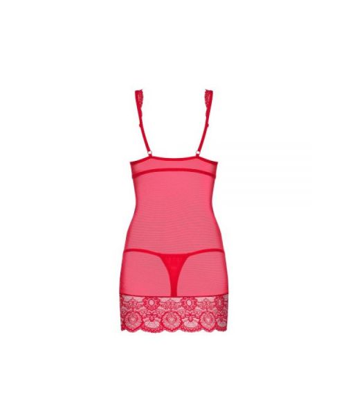 Боді 853-CHE-3 chemise thong red S / M