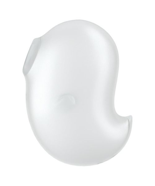 Вакуумний вібратор стимулятор Satisfyer Cutie Ghost білий, 9.1 см
