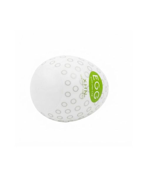 Мастурбатор-яйце з рельєфом XHN BUMPY Egg Easy Ona-Cap, білий, 52 × 68 мм