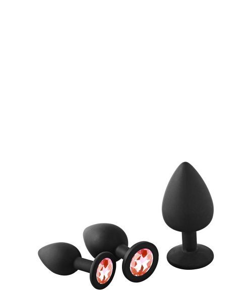 Набір анальних пробок Dream Toys Fantasstic Red Stone