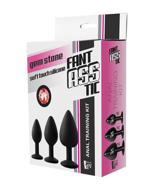 Набір анальних пробок Dream Toys Fantasstic Red Stone