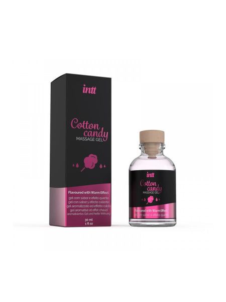 Їстівний масажний гель для інтимних зон Intt Cotton Candy (30 мл)