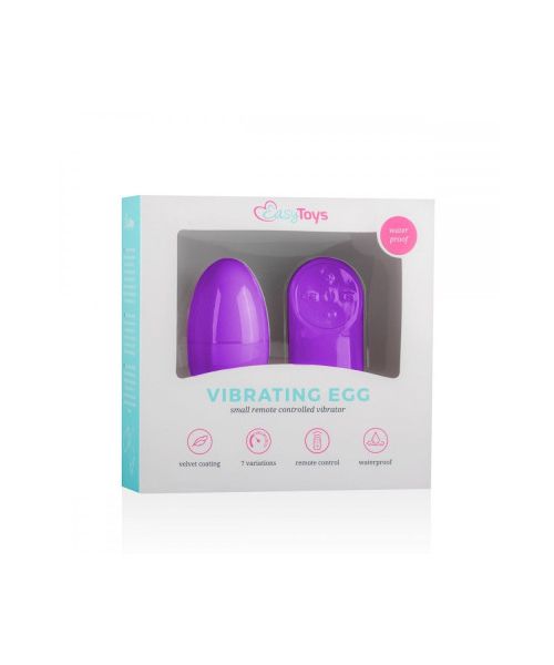 Віброяйце з пультом Easytoys Remote Control Vibrating Egg, фіолетове
