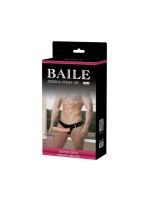 Страпон порожнистий (фалопротез) з вібрацією Baile Vibrating Strap On, беж, 19 × 4 см