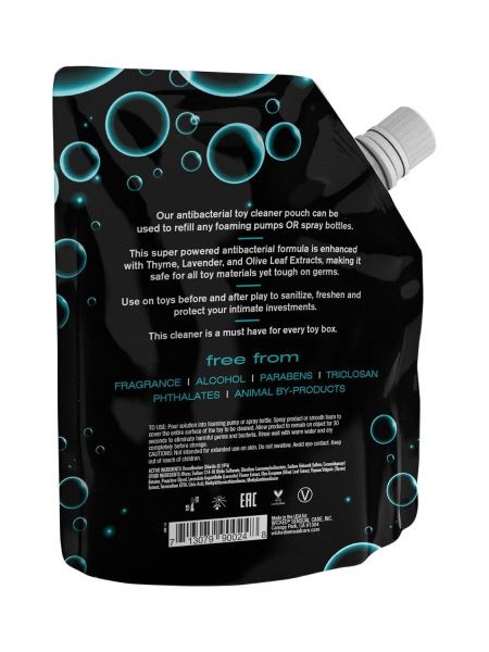 Очищувач для іграшок Wicked Sensual Care Foaming, 710 мл