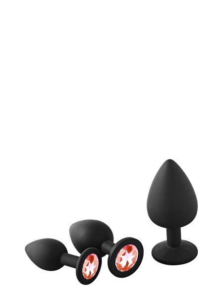 Набір анальних пробок Dream Toys Fantasstic Red Stone