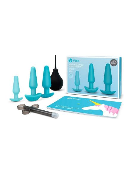 Набір для анального сексу B-Vibe Anal Training 7 предметів, синій