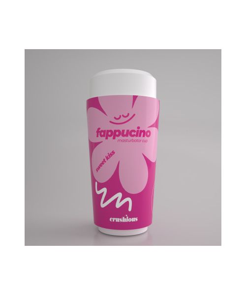 Портативний мастурбатор рот CRUSHIOUS FAPPUCINO у вигляді стаканчика кави, з кришкою
