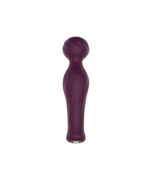 Вібратор-мікрофон Dream Toys Essentials Magic Wand зі стразами, бордовий, 16,5 см