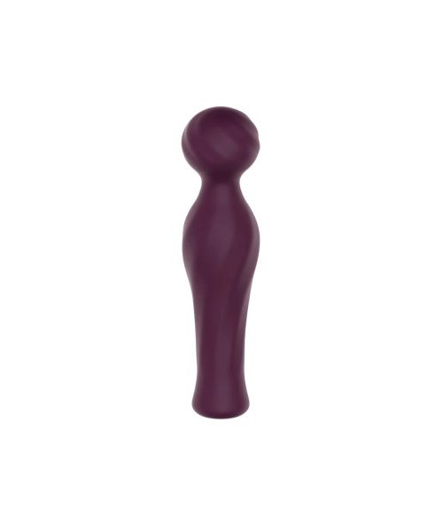 Вібратор-мікрофон Dream Toys Essentials Magic Wand зі стразами, бордовий, 16,5 см