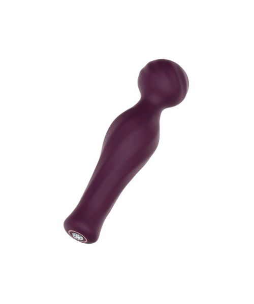 Вібратор-мікрофон Dream Toys Essentials Magic Wand зі стразами, бордовий, 16,5 см