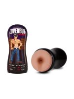 Мастурбатор анус Blush Coverboy Bad Boy у колбі, бежевий, 18.5 см