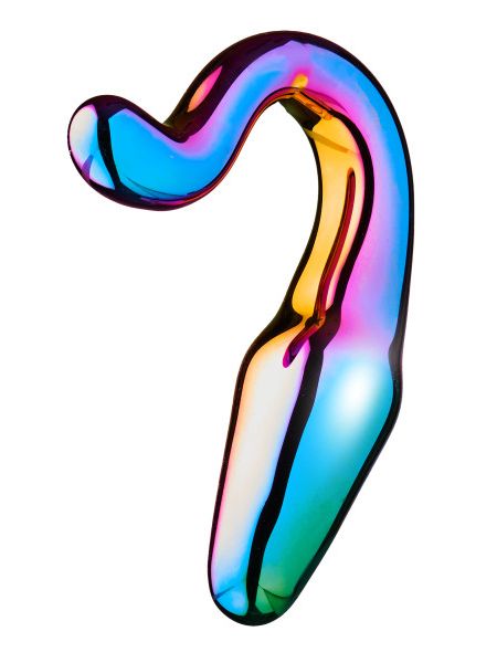 Анальний плаг із боросиліктного скла GLAMOUR GLASS SLEEK ANAL TAIL PLUG