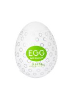 Мастурбатор-яйце з рельєфом XHN BUMPY Egg Easy Ona-Cap, білий, 52 × 68 мм
