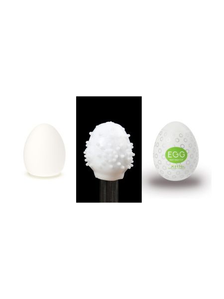 Мастурбатор-яйце з рельєфом XHN BUMPY Egg Easy Ona-Cap, білий, 52 × 68 мм