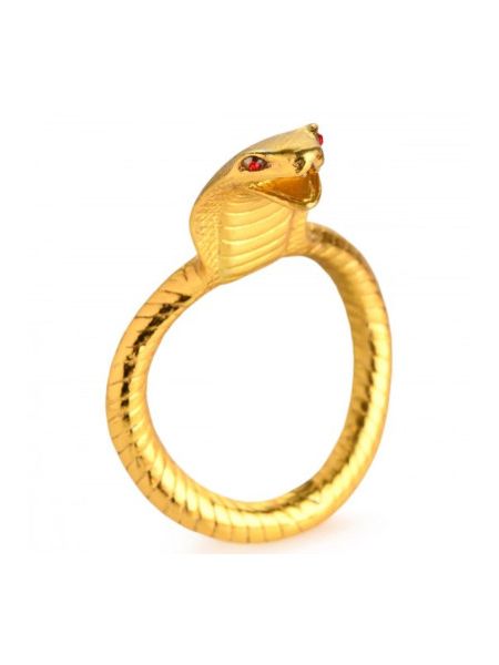 Ерекційне кільце на пеніс Cobra King золотисте