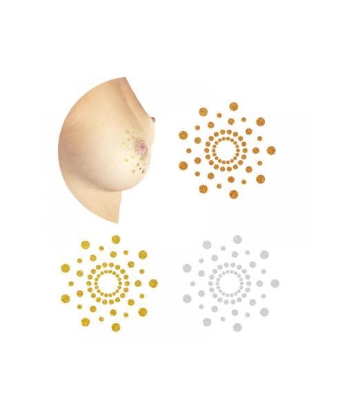 Прикраса для грудей MIMI Metallic Skin Transfer Bijoux Indiscrets