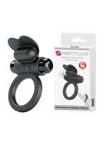 Віброкільце на пеніс PRETTY LOVE DEBONAIRE, чорне