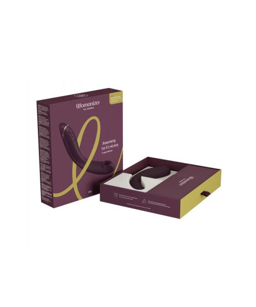 Вібратор для точки G c вакуумною стимуляцією Womanizer OG Aubergine