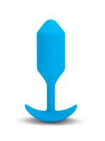 Анальна пробка з вібрацією b-Vibe VIBRATING SNUG PLUG розмір L, синя