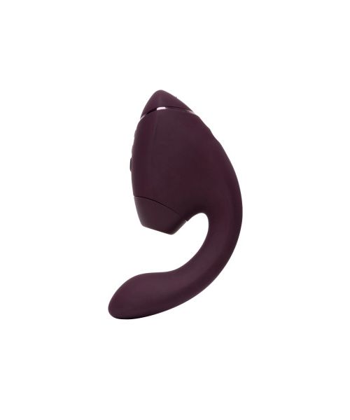 Вібратор-стимулятор вакуумний Womanizer Next Duo Dark Purple для точки G, фіолетовий