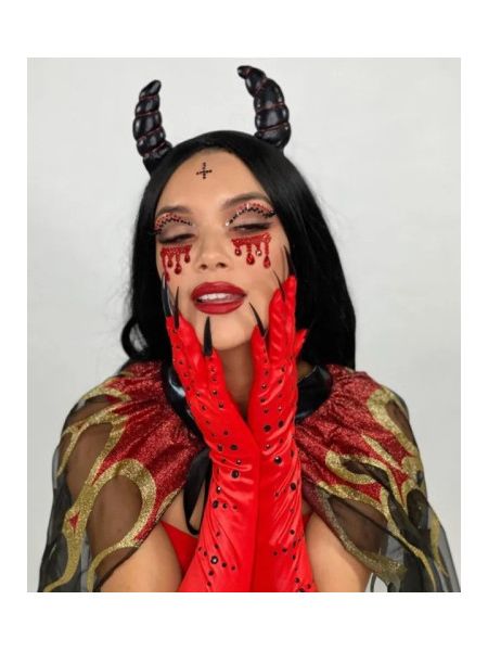 Маска вампіра зі страз Vampire Rhinestone Stick-On Jewels Leg Avenue