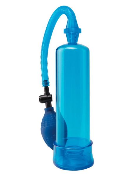 Вакуумна помпа Pipedream Pump Worx синя, 19 см