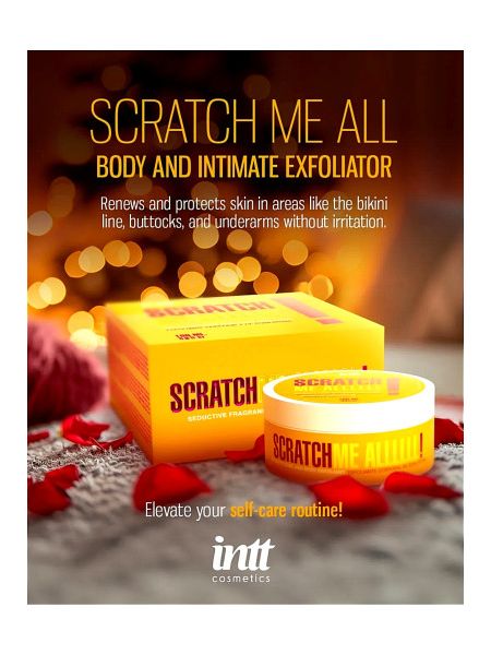 Скраб для тела Intt SCRATCH ME ALLLL! гель с микросферами, 100 мл