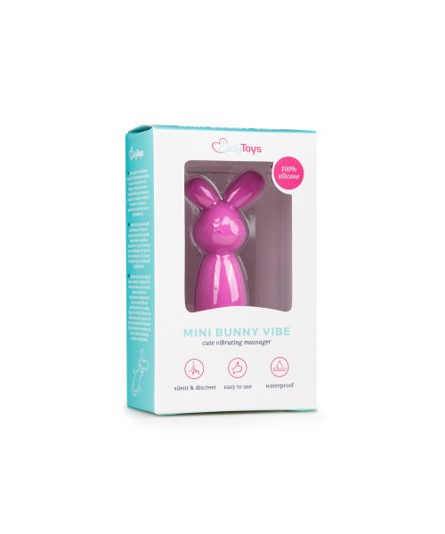 Міні-вібратор для клітора Vibrating Mini Bunny, 8 см х 2 см