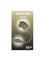 Вакуумний стимулятор клітора з вібруючим хвостиком для точки G Sweet Em Velvet Lure, зелений