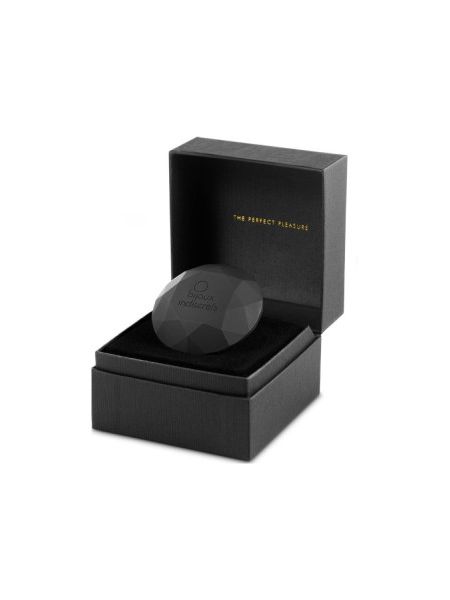 Вібратор для клітора Bijoux Indiscrets Diamond у формі алмазу, чорний, 6,5 см