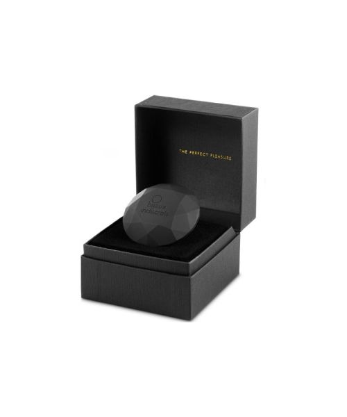 Вібратор для клітора Bijoux Indiscrets Diamond у формі алмазу, чорний, 6,5 см