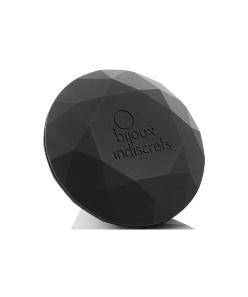 Вібратор для клітора Bijoux Indiscrets Diamond у формі алмазу, чорний, 6,5 см