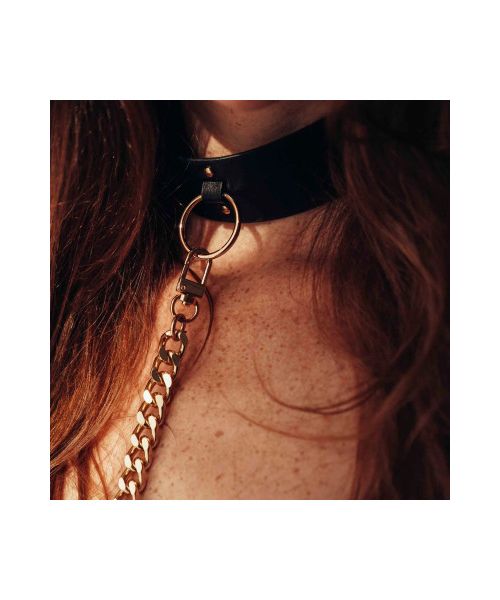 Чокер Bijoux Indiscrets MAZE - Wide Chocker Black