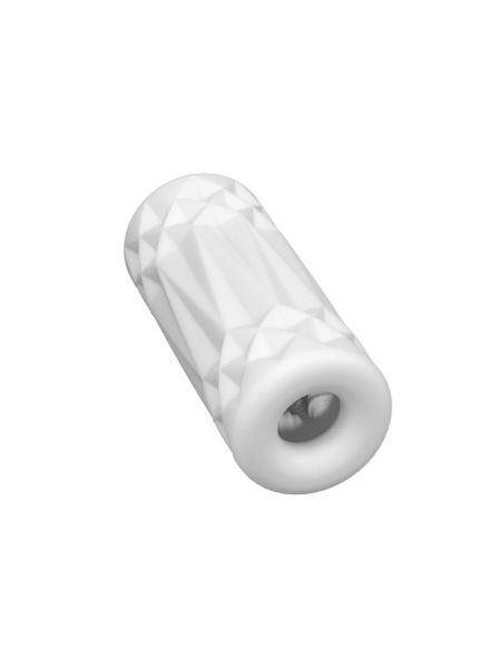 Мастурбатор PRETTY LOVE Pop-Top у вигляді банки, білий, 9 х 3.5 см