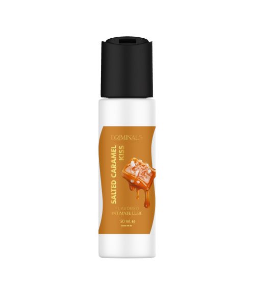 Їстівний лубрикант Driminals Kiss Salted Caramel зі смаком солоної карамелі, 30 мл