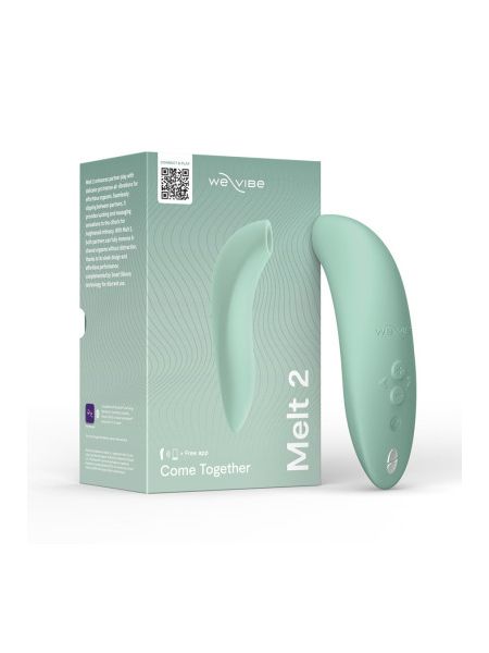 Кліторальний вакуумний смарт-стимулятор We-Vibe Melt 2 м'ятний