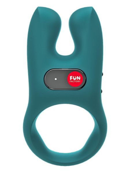 Ерекційне віброкільце Fun Factory Nos бірюзове, 8 см