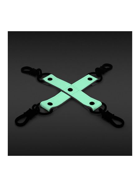 Система фіксації NS Novelties GLO BONDAGE HOG TIE, що світиться