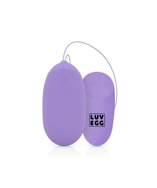 Вагінальне яйце з вібрацією та дистанційним пультом Luv Egg XL лілове