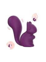 Міні-вібратор кліторальний Every Night Toys Debbie у формі білочки фіолетовий, 10 режимів вібрації