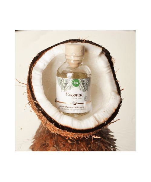 Масажний гель для інтимних зон з розігріваючим ефектом Intt Coconut та ароматом кокосу, 30 мл