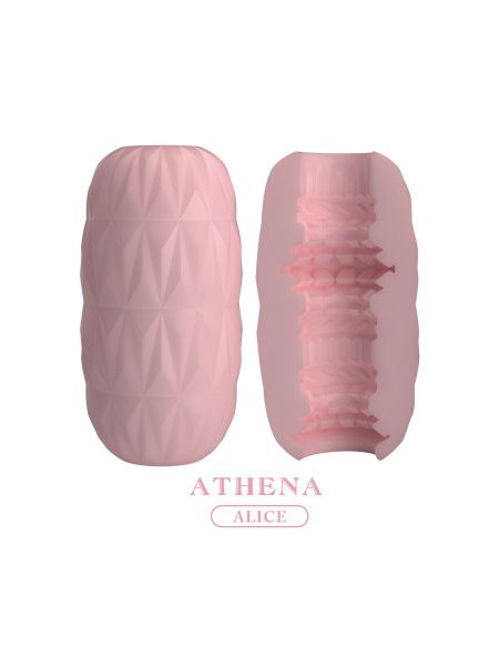 Мастурбатор яйце PRETTY LOVE Athena Alice рожевий, 11.3 x 5.9 см