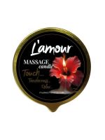 Масажна свічка L'amour Musked Hibiscus & Milk, золота, 70 мл