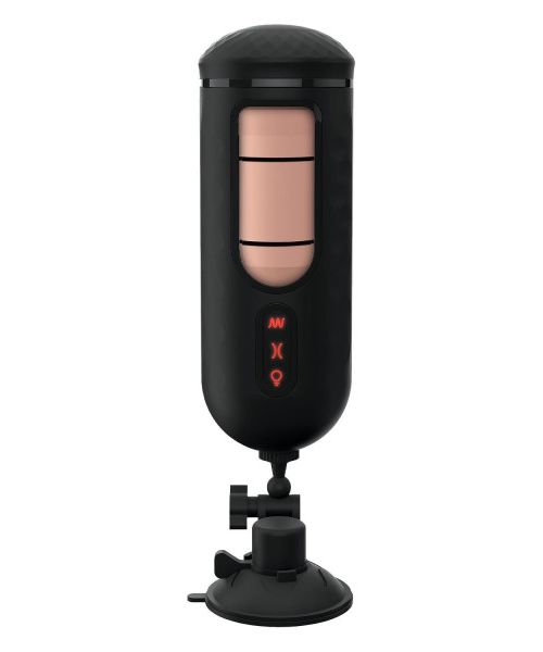 Мастурбатор з вібро Pipedream PDX Elite Vibrating Mega Milker чорний, 23.9 см