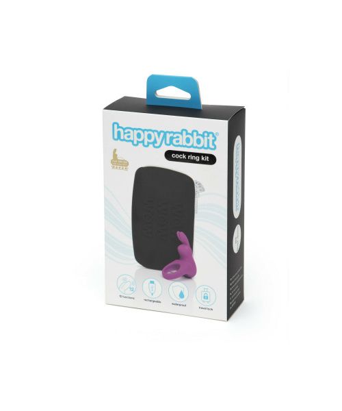 Ерекційне кільце+сумочка для зберігання Happy Rabbit Cock Ring Kit (2 Piece)