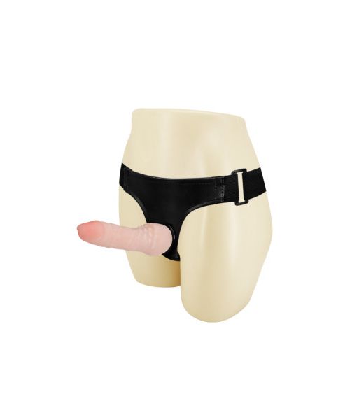 Страпон на трусиках BAILE Ultra Cyberskin Penis, реалістичний, 16 × 3,3 см