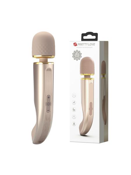Вібромасажер мікрофон PRETTY LOVE Interesting Massager Gold, 29 х 5.8 см